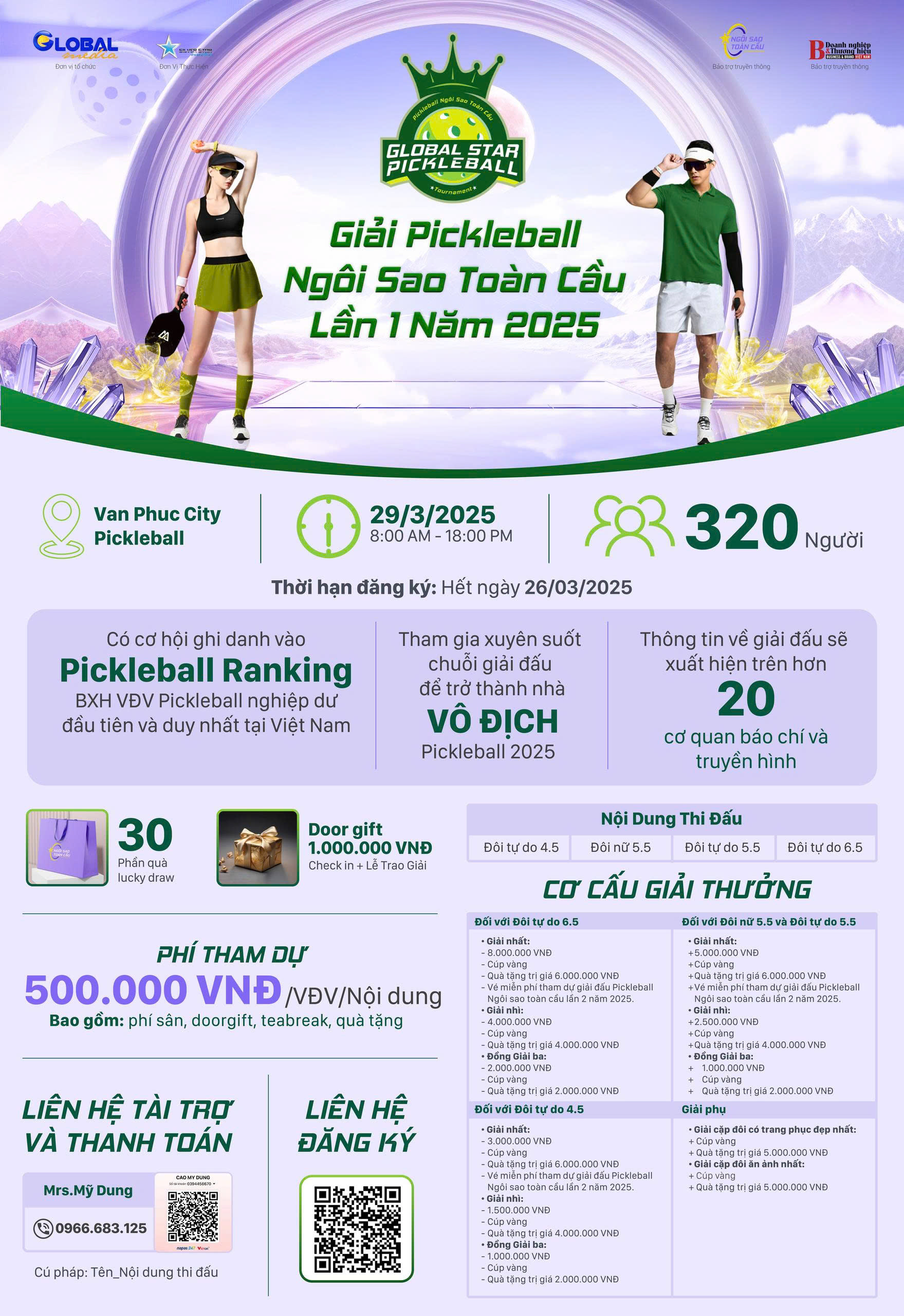 Nâng Tầm Cảm Xúc: Pickleball Ngôi Sao Toàn Cầu 2025 – Sự Kiện Thể Thao Đầy Đam Mê Và Hứng Khởi