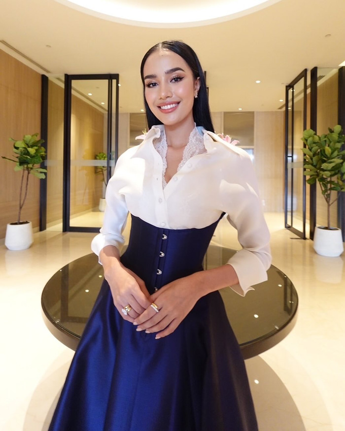 Opal Suchata, bạn chung phòng của Hoa hậu Ý Nhi là nhân tố đáng gờm trong mùa giải thứ 72 của Miss World. (Ảnh: Instagram nhân vật)