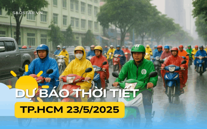 Thời tiết TP.HCM hôm nay (23/5)