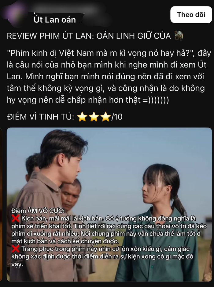Phim kinh dị 30 tỷ 'Út Lan': Sạn nhiều hơn ma Ảnh 2