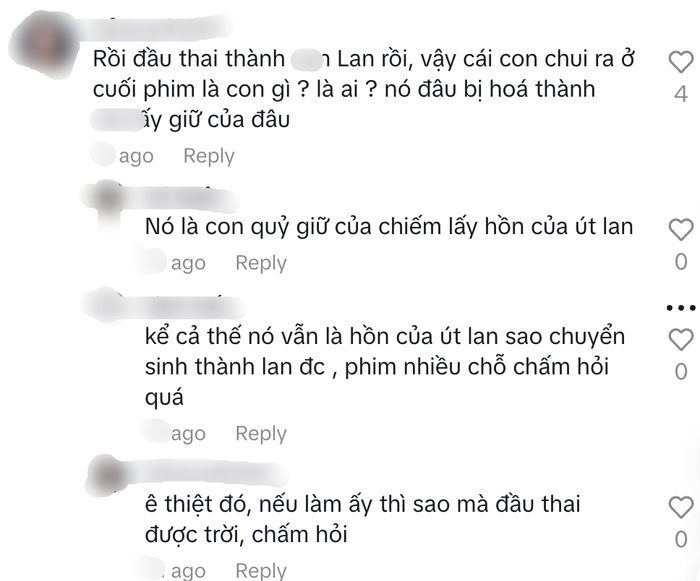 Út Lan để lại khá nhiều dấu chấm hỏi cho khán giả