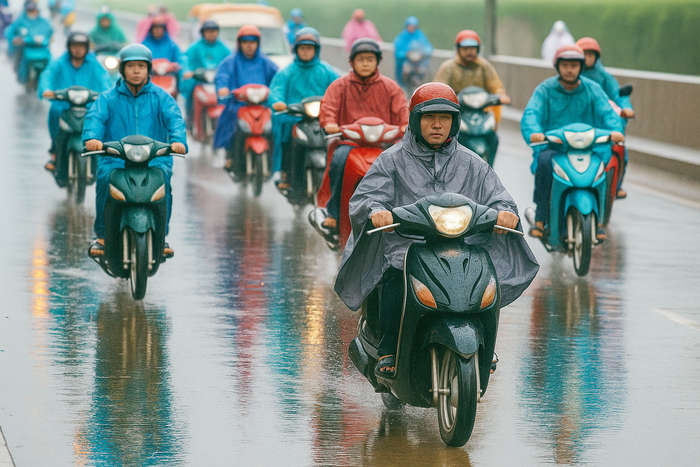 Từ đầu giờ chiều trở đi, mây đối lưu hình thành nhanh và lan rộng, gây mưa dông ở nhiều khu vực Nam Bộ. (Ảnh minh họa)