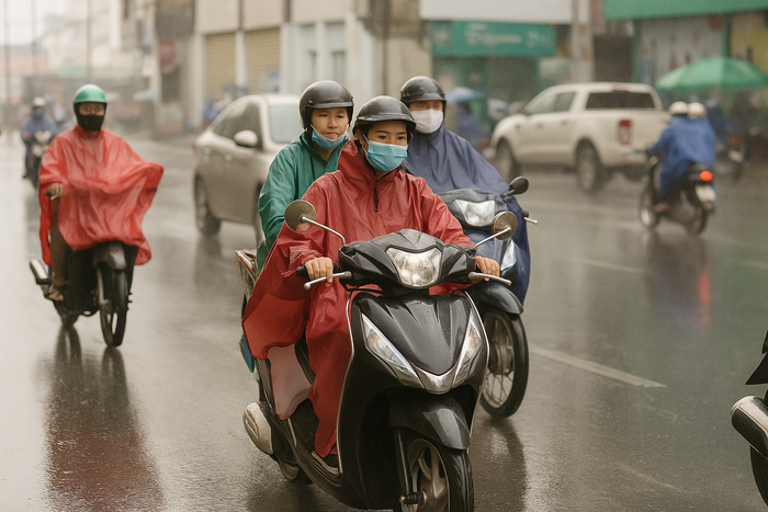 Dự báo thời tiết Nam Bộ và TP.HCM có mưa vào chiều 27/6. (Ảnh minh họa)
