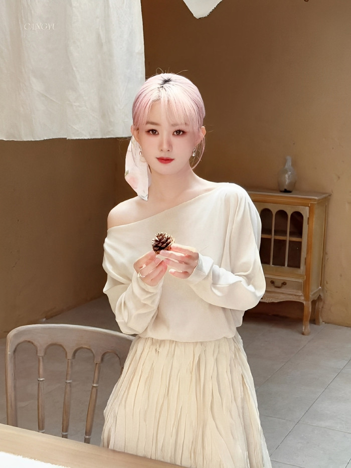 Hình ảnh của Triệu Lệ Dĩnh bị ảnh hưởng nghiêm trọng sau sự việc (Ảnh: Weibo). 