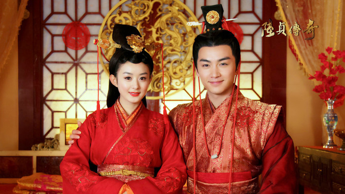 Triệu Lệ Dĩnh và Trần Hiểu trong phim Lục Trinh Truyền Kỳ (2013) (Ảnh: Weibo).