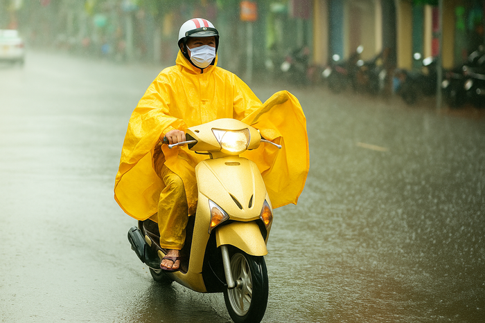 Dự báo thời tiết ngày mai (10/7) tại TP.HCM xuất hiện mưa rào vào chiều và tối. (Ảnh minh họa)