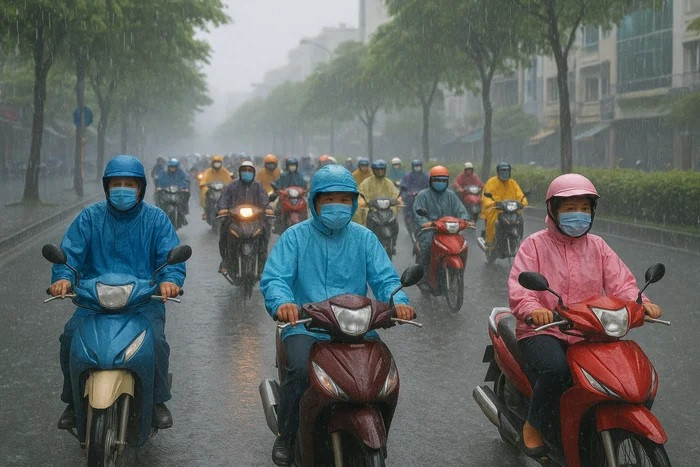 Dự báo thời tiết ngày mai tại Nam Bộ, TP.HCM có mưa vào chiều tối. (Ảnh minh họa)