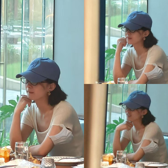 Triệu Lệ Dĩnh xuất hiện với vẻ ngoài xuề xoà khiến khán giả sốc nặng (Ảnh: Weibo). 