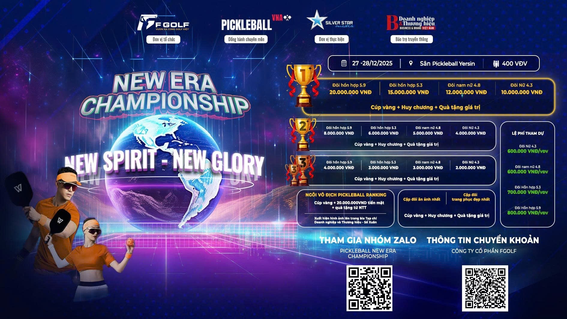 PICKLEBALL NEW ERA CHAMPIONSHIP 2025 – “DẤU SON”  MỞ RA “KỶ NGUYÊN MỚI” CHO PICKLEBALL VIỆT NAM VỚI SỰ ĐỒNG HÀNH CHUYÊN MÔN TỪ PVNA.