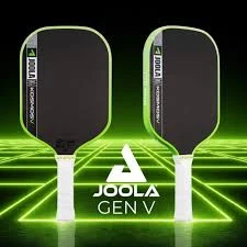 JOOLA đã lấy cảm hứng từ môn golf và khúc côn cầu như thế nào để tạo ra dòng vợt pickleball Joola Gen 5 mới? 4 Vợt Pickleball Joola Gen 5 (tên gọi chính thức là JOOLA Pro V Series) là thế hệ vợt Pickleball cao cấp được ra mắt vào đầu năm 2026. Dòng Gen 5 bao