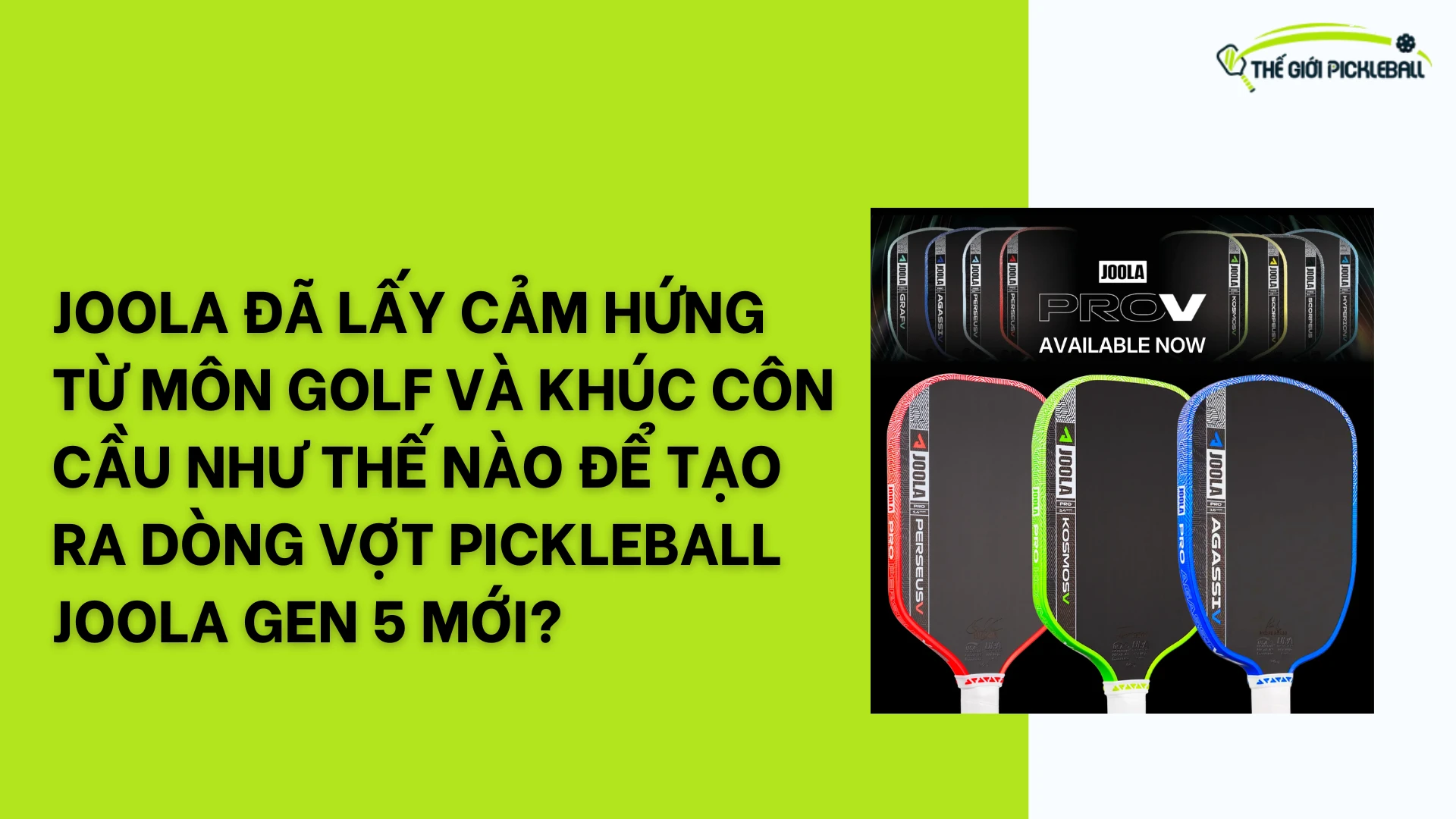 JOOLA đã lấy cảm hứng từ môn golf và khúc côn cầu như thế nào để tạo ra dòng vợt pickleball Joola Gen 5 mới? 33 White Clean and Modern Website Project Launch Presentation With Mockups 1