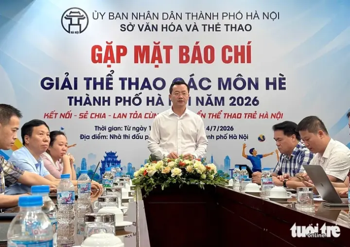 Pickleball lần đầu được đưa vào chương trình thi đấu của thể thao Hà Nội - Ảnh 1.