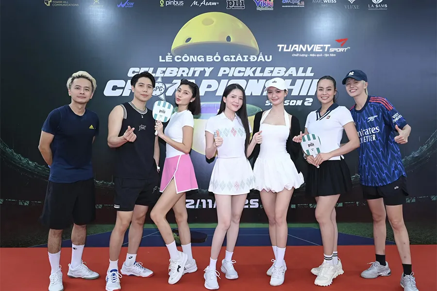 Thể Thao Giải Trí như Pickleball – “Mỏ Vàng” Kinh Tế Đang Định Hình Tại Việt Nam và Toàn Cầu 2 Celebrity Pickleball Championship mùa 2 với sự tham gia 60 nghệ sĩ đình đám